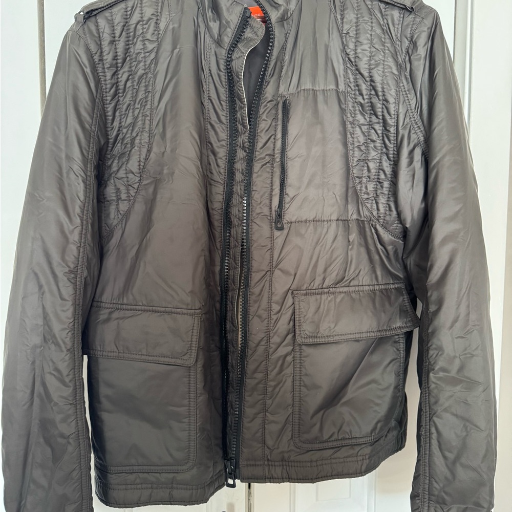 Hugo Boss Men's Dark Gray Lightweight Jacket